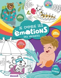 Je colorie les émotions des vacances