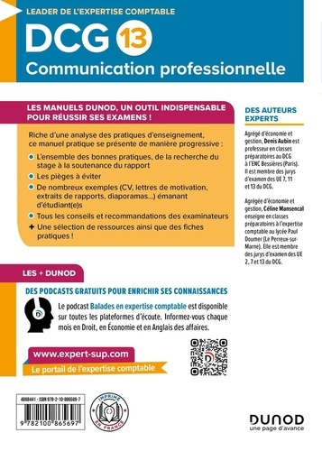 DCG13. Communication professionnelle