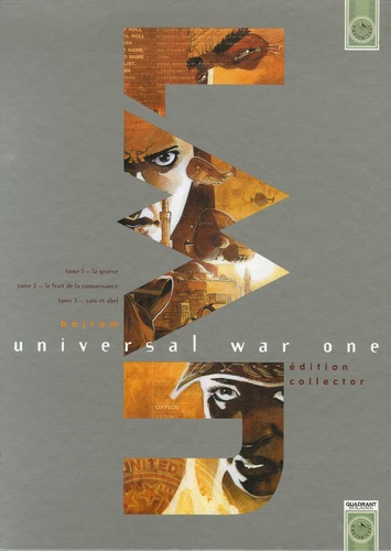 Denis Bajram - Universal War One  : Coffret 3 volumes : Tome 1, La Genèse ; Tome 2, Le Fruit de la connaissance ; Tome 3, Caïn et Abel - Edition Collector.