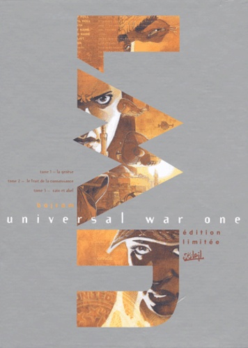 Denis Bajram - Universal War One  : Coffret en 3 volumes : Tome 1, La genèse ; Tome 2, Le Fruit de la connaissance ; Tome 3, Caïn et Abel.