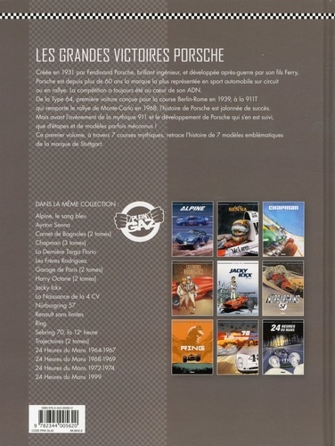 Les grandes victoires Porsche Tome 1 1952-1968