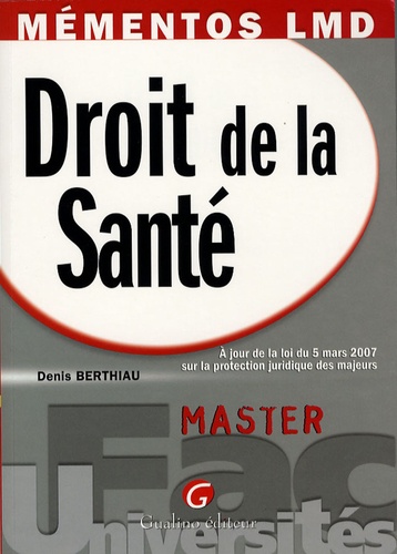 Denis Berthiau - Droit de la Santé.