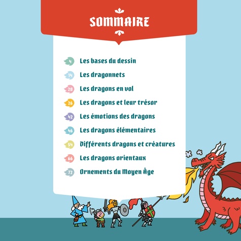 Je dessine des dragons. Plus de 60 dessins étape par étape