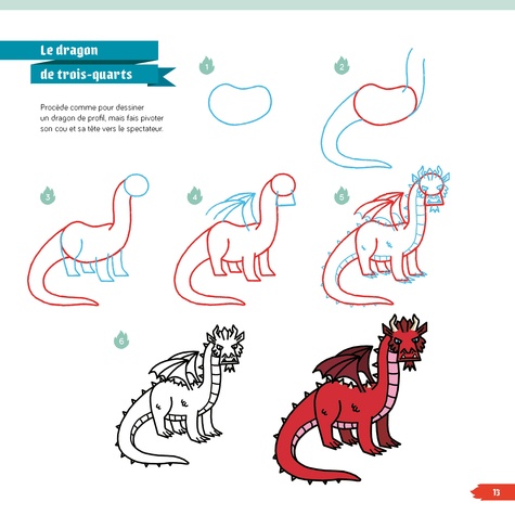 Je dessine des dragons. Plus de 60 dessins étape par étape