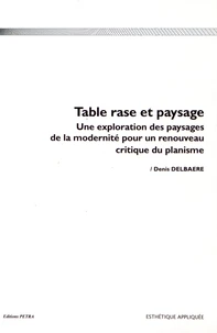 Table rase et paysage