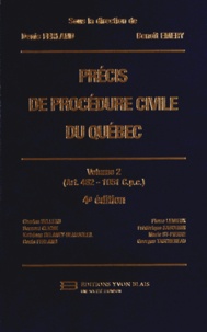 Précis de procédure civile du Québec - Volume 2 (Art. 482 - 1051 Cpc).pdf
