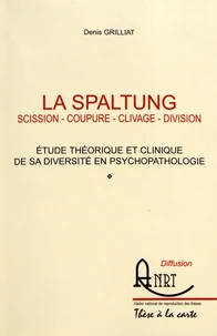 La Spaltung : scission, coupure, clivage, division