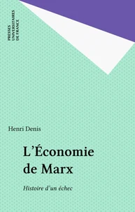 L'"Économie" de Marx