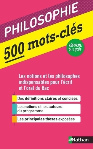 Philosophie 500 mots-clés  Edition 2020