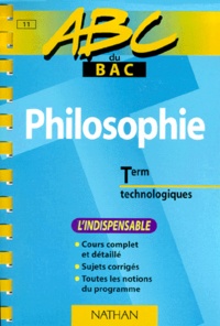 Denis Huisman et Josianne Leborgne-Papazian - Philosophie, term. technologiques.