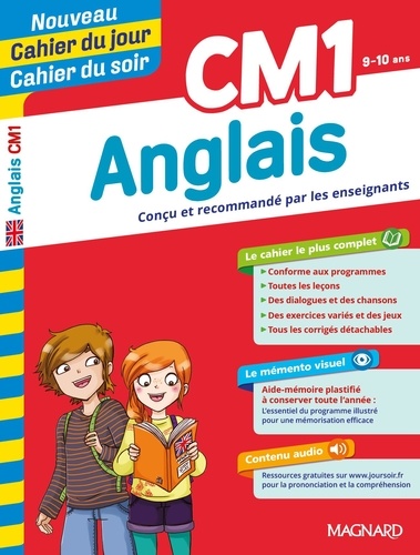 Cahier du jour/Cahier du soir Anglais CM1 + mémento  Edition 2019