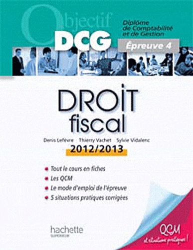 Droit fiscal. Epreuve 4  Edition 2012-2013