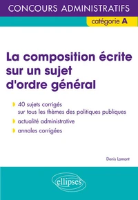 La composition écrite sur un sujet d'ordre général