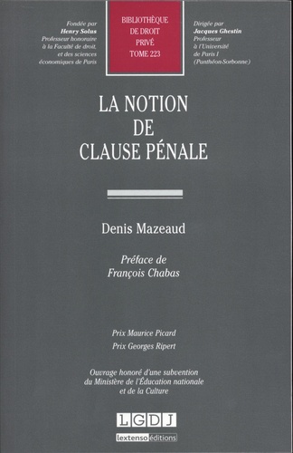 La notion de clause pénale