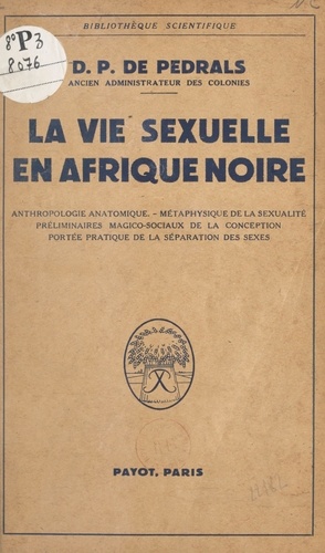 La vie sexuelle en Afrique noire