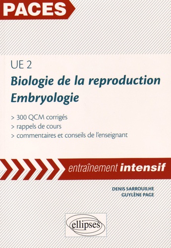 Biologie de la reproduction, embryologie UE 2