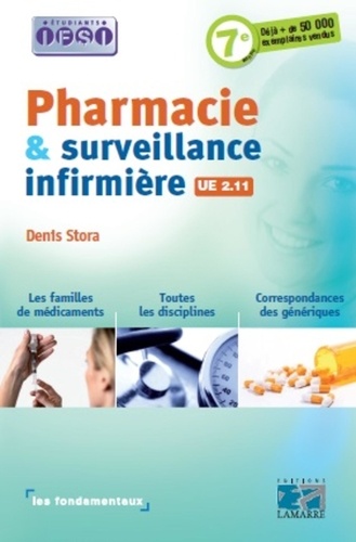 Denis Stora - Pharmacie et surveillance infirmière - UE 2.11.