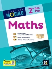 Denise Laurent et Hervé Gabillot - Modulo - MATHS - 2de Bac Pro - Ed. 2024 - Livre élève.