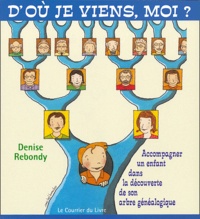 Denise Rebondy - D'où je viens moi ? - Accompagner un enfant dans la découverte de son arbre généalogique.