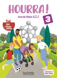 Hourra ! 3 - Pack Livre de l'élève + Version numérique (A2.1)
