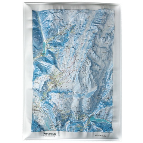 Carte des pistes Alpe d'Huez