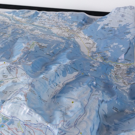 Carte des pistes Grand Massif (Samoëns - Les Carroz - Flaine)
