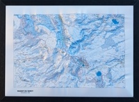 Dénivelés - Carte en relief Massif du Sancy - Plan des pistes.