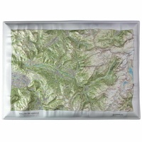  Dénivelés - Carte en relief Vallée du Giffre.