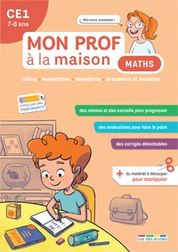 Maths CE1 Mon prof à la maison