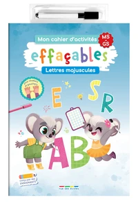 Mon cahier d'activités effaçables MS GS Lettres majuscules