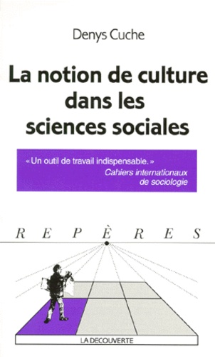 La notion de culture dans les sciences sociales - Occasion