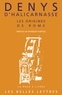  Denys d'Halicarnasse - Les Antiquités romaines - Livres I et II, Les origines de Rome.