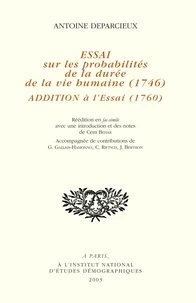 Essai sur les probabilités de la durée de la vie humaine (1746)