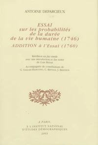 Essai sur les probabilités de la durée de la vie humaine (1746)