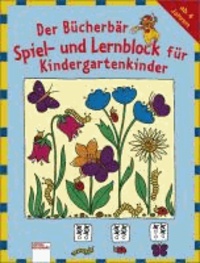 Der Bücherbär-Spiel- und Lernblock für Kindergartenkinder.