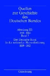 Der Deutsche Bund in der nationalen Herausforderung 1859-1862.