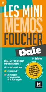 Les mini memos Foucher -  Paie - 9e édition - Révision