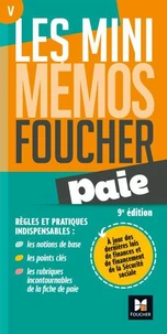 Les mini memos Foucher -  Paie - 9e édition - Révision