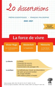 20 dissertations avec analyses et commentaires sur le thème La force de vivre