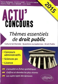 Thèmes essentiels de droit public