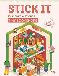 10 scènes à sticker Tiny bookshops