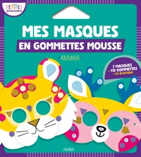 Mes masques en gommettes mousse Animaux