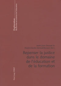 Repenser la justice dans le domaine de l'éducation et de la formation