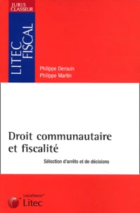 Droit communautaire et fiscalité