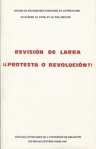 Revision de Larra (Protesta o revolucion?)