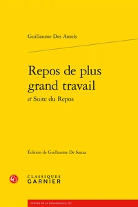 Repos de plus grand travail