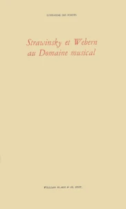 Strawinsky et Webern au Domaine musical
