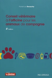 Conseil vétérinaire à l'officine pour les animaux de compagnie