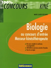 Biologie au concours d'entrée masseur-kinésithérapeute