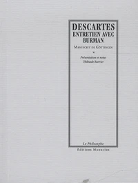 Entretien avec Burman, manuscrit de Göttingen